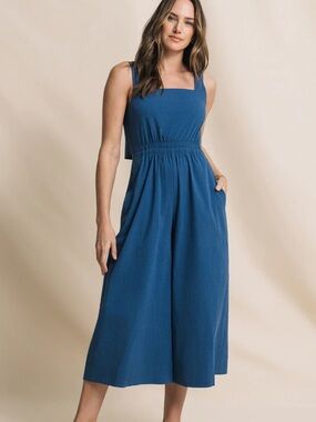 Southern Tide Jill Seersucker Jumpsuit